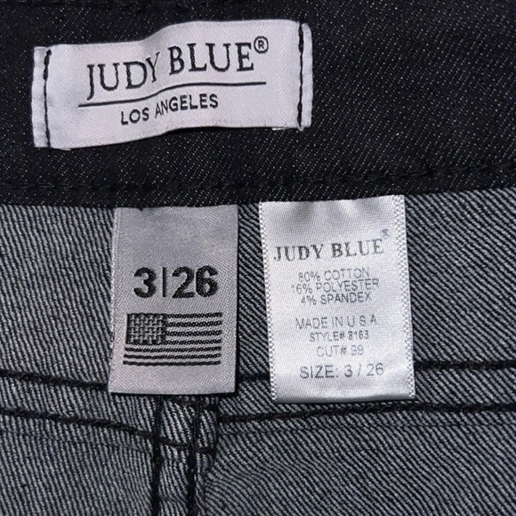 NWT Judy Blue Black High-Waisted Skinny Jeans Size 26 - Picture 9 of 10